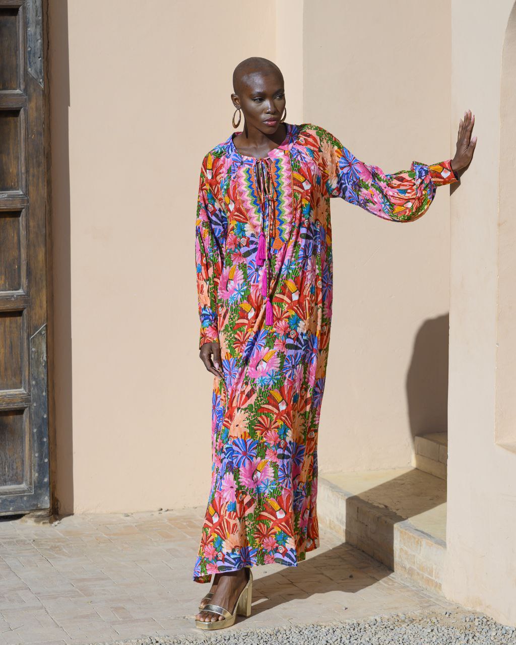 Duga haljina SITALY bis FUSHIA