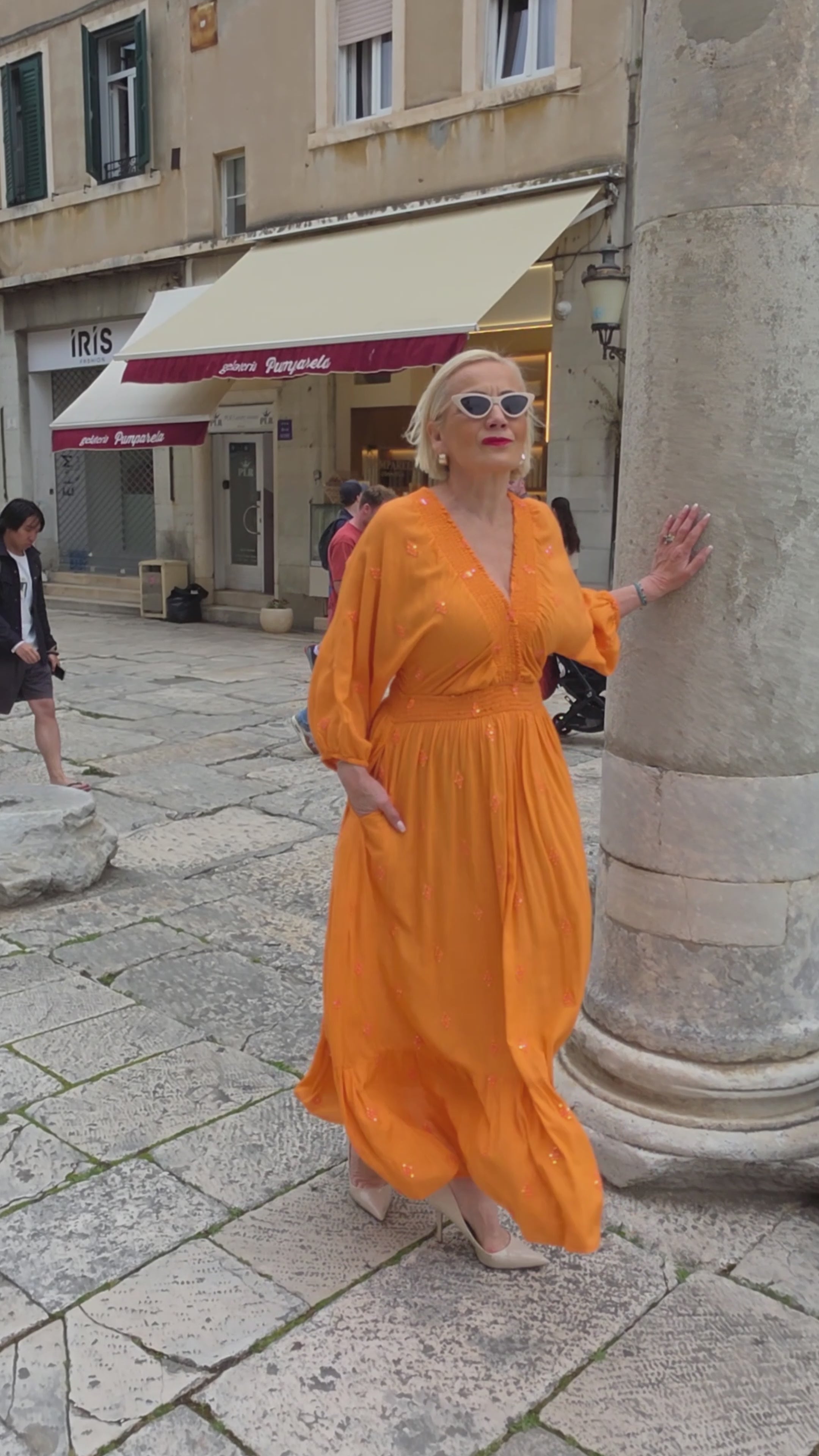 Duga haljina NELLO nim ORANGE